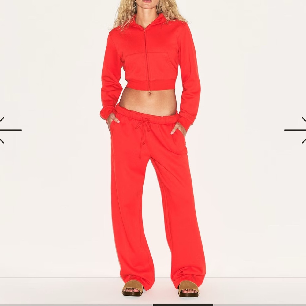 Women's Red Tracksuit Set